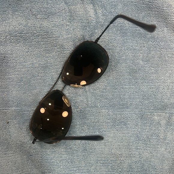 Used Ray-Ban Glossy Black Sunglasses RB3293 Aviator with scratches - Picture 4 of 6